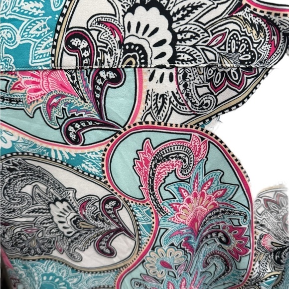 Chico’s UPF Neema Paisley Jacket Size 8/10 (M) - Picture 6 of 15